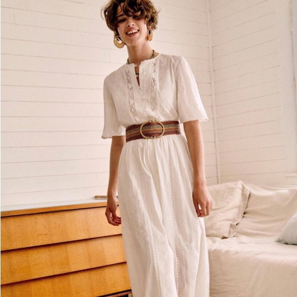Sesame Maitena Dress - Ecru - Sz 36